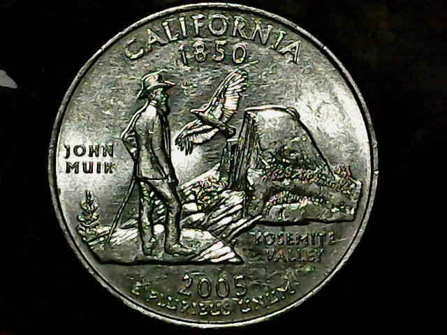2005--P-California-Quarter-Die-Chip